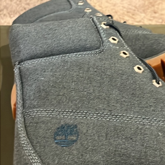 Timberland Nathan Swartz 6” Prem FAB BT Navy canvas boots new TB0A1U9T Mens 10.5 - Picture 7 of 9